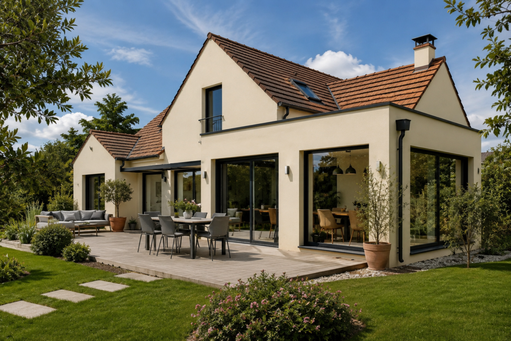 extension de maison classique