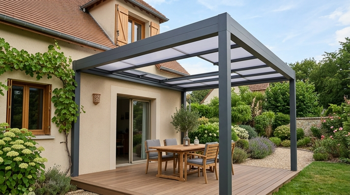 Pergola à toit ouvrant